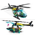 Jeu D'assemblage - Jeu De Construction - Jeu De Manipulation LEGO 60405 City L'Hélicoptere des Urgences. Jouet pour Enfants. avec Minifigurines : Pilote. Randonneur et Sauveteur