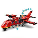 Jeu D'assemblage - Jeu De Construction - Jeu De Manipulation LEGO 60413 City L'Avion de Sauvetage des Pompiers. Jouet avec 3 Minifigurines de Pilote. Pompiere