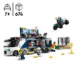 Jeu D'assemblage - Jeu De Construction - Jeu De Manipulation LEGO 60418 City Le Laboratoire de Police Scientifique Mobile. Jouet de Quad. Cadeau Enfants Des 7 Ans. et Minifigurines