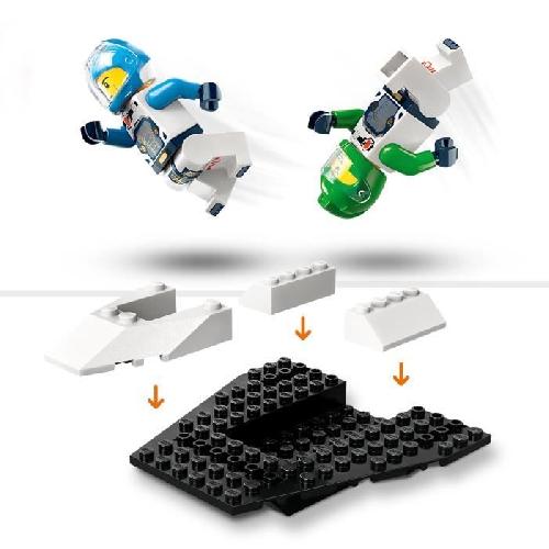 Jeu D'assemblage - Jeu De Construction - Jeu De Manipulation LEGO 60429 City Le Vaisseau et la Decouverte de l'Asteroide. Jouet avec 2 Minifigurines d'Astronautes et Figurine Alien