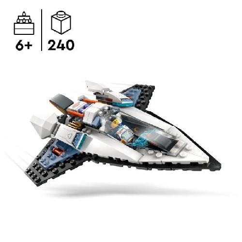 Jeu D'assemblage - Jeu De Construction - Jeu De Manipulation LEGO 60430 City Le Vaisseau Interstellaire. Jouet sur l'Espace. Cadeau Enfants Des 6 Ans. Jeu Créatif avec Minifigurines