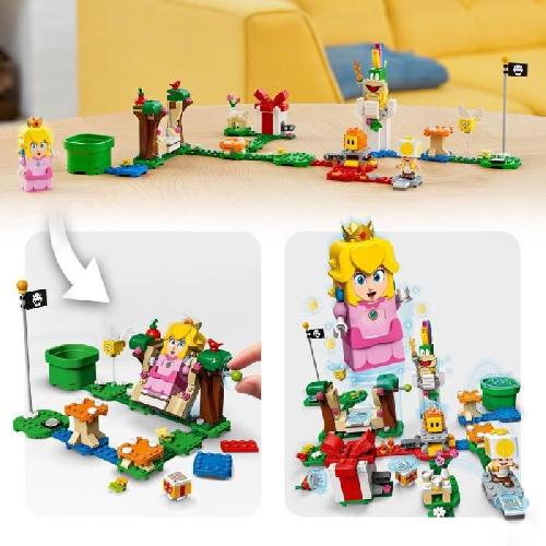 Jeu D'assemblage - Jeu De Construction - Jeu De Manipulation LEGO 71403 Super Mario Pack de Démarrage Les Aventures de Peach. Jouet Lemmy. Figurine Interactive Toad. pour Enfants 6 Ans