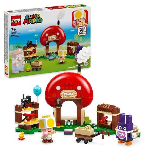 Jeu D'assemblage - Jeu De Construction - Jeu De Manipulation LEGO 71429 Super Mario Ensemble d'Extension Carottin et la Boutique Toad. Jouet pour Enfants Des 6 Ans avec 2 Figurines