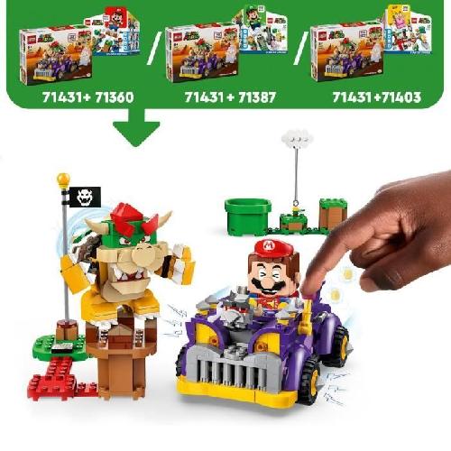 Jeu D'assemblage - Jeu De Construction - Jeu De Manipulation LEGO 71431 Super Mario Ensemble d'Extension Bolide de Bowser. Jouet de Kart pour Enfants Des 8 Ans avec Figurine Bowser