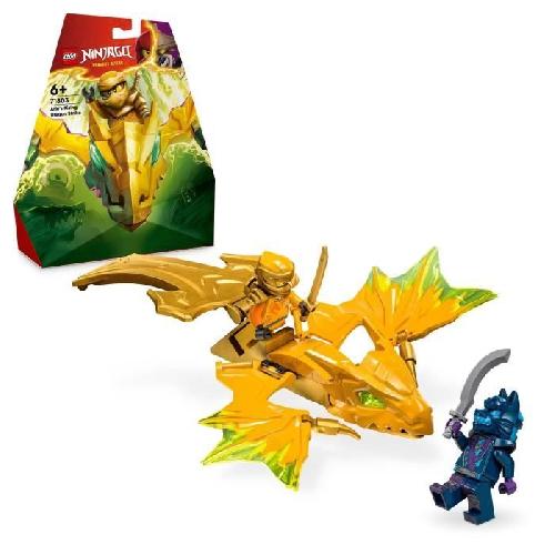 Jeu D'assemblage - Jeu De Construction - Jeu De Manipulation LEGO 71803 NINJAGO L'Attaque du Dragon Rebelle d'Arin. Jouet Ninja de Dragon et Figurines incluant Arin avec Mini-Katana