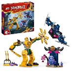 Jeu D'assemblage - Jeu De Construction - Jeu De Manipulation LEGO 71804 NINJAGO Le Robot de Combat d'Arin. Jouet Ninja avec Figurines d'Arin avec Mini-Katana et Robots