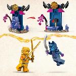 Jeu D'assemblage - Jeu De Construction - Jeu De Manipulation LEGO 71804 NINJAGO Le Robot de Combat d'Arin. Jouet Ninja avec Figurines d'Arin avec Mini-Katana et Robots