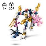 Jeu D'assemblage - Jeu De Construction - Jeu De Manipulation LEGO 71807 NINJAGO Le Robot Élémentaire de la Technologie de Sora. Jouet pour Enfants avec Minifigurine Sora. Cadeau Ninja
