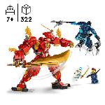 Jeu D'assemblage - Jeu De Construction - Jeu De Manipulation LEGO 71808 NINJAGO Le Robot Élémentaire du Feu de Kai. Jouet Ninja avec Figurine Personnalisable Plus Minifigurines Kai et Zane
