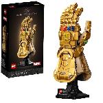 Jeu D'assemblage - Jeu De Construction - Jeu De Manipulation LEGO 76191 Marvel Le Gant de l'infini ?Thanos a construire pour Adultes. Cadeau. Décoration
