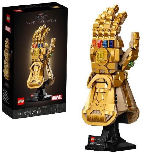 Jeu D'assemblage - Jeu De Construction - Jeu De Manipulation LEGO 76191 Marvel Le Gant de l'infini ?Thanos a construire pour Adultes. Cadeau. Décoration