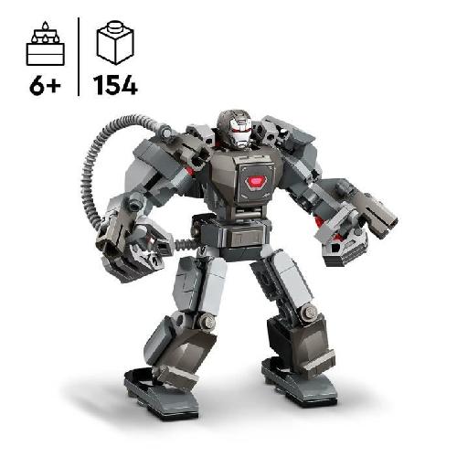 Jeu D'assemblage - Jeu De Construction - Jeu De Manipulation LEGO 76277 Marvel L'Armure Robot de War Machine. Jouet de Robot avec - 3 Canons de Tir. Personnage MCU