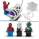 Jeu D'assemblage - Jeu De Construction - Jeu De Manipulation LEGO 76279 Marvel La Voiture de Course de Spider-Man contre le Bouffon Vert Venomisé. Jouet avec Minifigurines de Super-héros