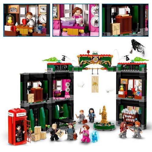 Jeu D'assemblage - Jeu De Construction - Jeu De Manipulation LEGO 76403 Harry Potter Le Ministere de la Magie. 12 Minifigurines et une Fonction de Transformation. Idee de Cadeau