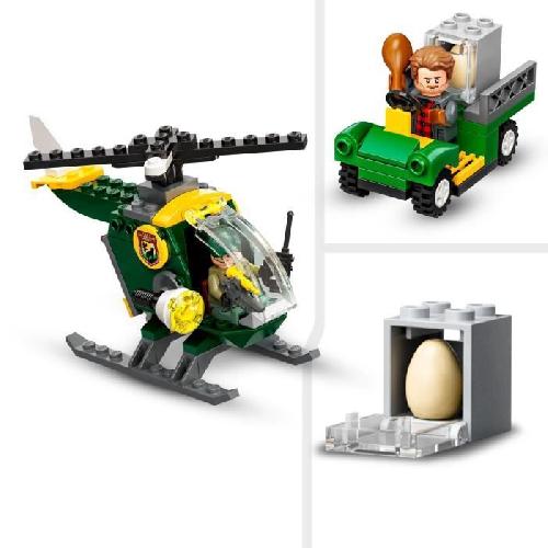Jeu D'assemblage - Jeu De Construction - Jeu De Manipulation LEGO 76944 Jurassic World L'Évasion du T. Rex. Dinosaures. Avec Voiture. Hélicoptere et Aéroport. des 4 ans