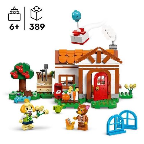 Jeu D'assemblage - Jeu De Construction - Jeu De Manipulation LEGO Animal Crossing 77049 Marie en Visite. Jouet de Construction. avec 2 Minifigurines