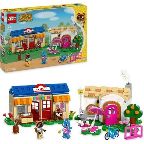 Jeu D'assemblage - Jeu De Construction - Jeu De Manipulation LEGO Animal Crossing 77050 Boutique Nook et Maison de Rosie. Set de Construction Créatif