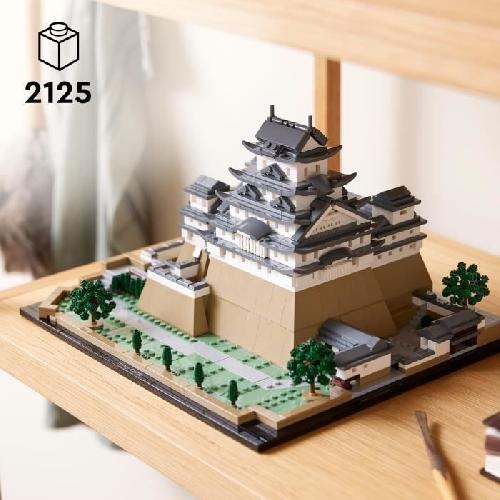 Jeu D'assemblage - Jeu De Construction - Jeu De Manipulation LEGO Architecture 21060 Le Château d'Himeji. Kit de Construction de Maquettes pour Adultes Fans de la Culture Japonaise