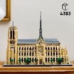 Jeu D'assemblage - Jeu De Construction - Jeu De Manipulation LEGO Architecture 21061 Notre-Dame de Paris - Set de Construction pour Adultes