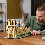 Jeu D'assemblage - Jeu De Construction - Jeu De Manipulation LEGO Architecture 21061 Notre-Dame de Paris - Set de Construction pour Adultes