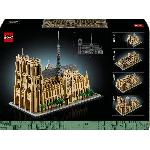 Jeu D'assemblage - Jeu De Construction - Jeu De Manipulation LEGO Architecture 21061 Notre-Dame de Paris - Set de Construction pour Adultes