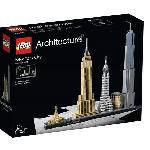 LEGO Architecture - New York - Statue de la Liberté - Maquette Miniature - 598 pieces