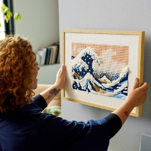 Jeu D'assemblage - Jeu De Construction - Jeu De Manipulation LEGO ART 31208 Hokusai ? La Grande Vague. Décoration Murale Japonaise. Loisir Créatif. Adultes