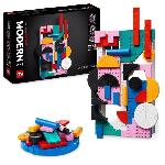 Jeu D'assemblage - Jeu De Construction - Jeu De Manipulation LEGO ART 31210 Art Moderne. Créer une Toile Murale Abstraite Colorée. Activité Manuelle pour Adultes