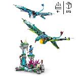 Jeu D'assemblage - Jeu De Construction - Jeu De Manipulation LEGO Avatar 75572 Le Premier Vol en Banshee de Jake & Neytiri. Jouet Pandora. avec Animaux
