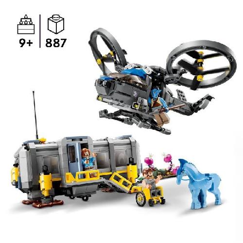 Jeu D'assemblage - Jeu De Construction - Jeu De Manipulation LEGO Avatar 75573 Les Montagnes Flottantes : le Secteur 26 et le Samson RDA. Jouet. Figurines