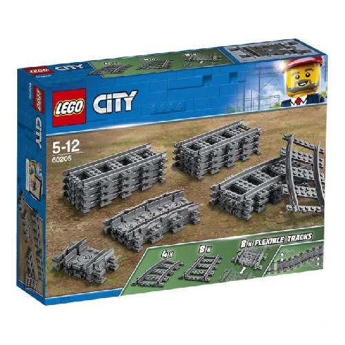 Jeu D'assemblage - Jeu De Construction - Jeu De Manipulation LEGO City 60205 Pack de Rails