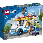 LEGO City 60253 Le camion de la marchande de glaces. Kit de Construction Jouet Enfants 5 ans et + avec Mini-figurine de chien