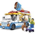 Jeu D'assemblage - Jeu De Construction - Jeu De Manipulation LEGO City 60253 Le camion de la marchande de glaces. Kit de Construction Jouet Enfants 5 ans et + avec Mini-figurine de chien