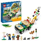 LEGO City 60353 Missions de Sauvetage des Animaux Sauvages. Jouet de Construction Interactif