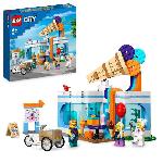 Jeu D'assemblage - Jeu De Construction - Jeu De Manipulation LEGO City 60363 La Boutique du Glacier. Jouet pour Enfants Des 6 Ans. avec Vélo Cargo