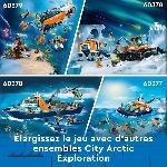 Jeu D'assemblage - Jeu De Construction - Jeu De Manipulation LEGO City 60368 Le Navire d'Exploration Arctique. Jouet de Grand Bateau Flottant. Cadeau Enfants