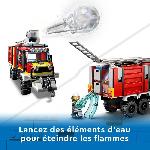 Jeu D'assemblage - Jeu De Construction - Jeu De Manipulation LEGO City 60374 Le Camion d'Intervention des Pompiers. Jouet avec Drones Modernes. et Figurines