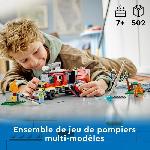 Jeu D'assemblage - Jeu De Construction - Jeu De Manipulation LEGO City 60374 Le Camion d'Intervention des Pompiers. Jouet avec Drones Modernes. et Figurines