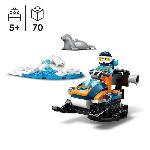 Jeu D'assemblage - Jeu De Construction - Jeu De Manipulation LEGO City 60376 La Motoneige d'Exploration Arctique. Jouet avec Figurines de Phoques. et Vehicules