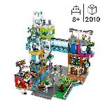 Jeu D'assemblage - Jeu De Construction - Jeu De Manipulation LEGO City 60380 Le Centre-Ville. Jouet de Maquettes avec Salon de Coiffure. Vétérinaire. et Hôtel