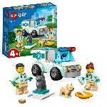 LEGO City 60382 L'Intervention du Vehicule Veterinaire. Ambulance Jouet pour Animaux