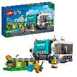 LEGO City 60386 Le Camion de Recyclage. Jouet Camion-Poubelle. Jeu Éducatif Enfants 5 Ans