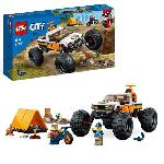 LEGO City 60387 Les Aventures du 4x4 Tout-Terrain. Jouet Monster Truck. Jeu Camping