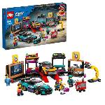 LEGO City 60389 Le Garage de Customisation. Jouet de Voitures. Atelier et Minifigurines