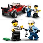Jeu D'assemblage - Jeu De Construction - Jeu De Manipulation LEGO City 60392 La Course-Poursuite de la Moto de Police. Jouet Voiture de Course et 2 Policiers