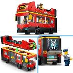 Jeu D'assemblage - Jeu De Construction - Jeu De Manipulation LEGO City 60407 Le bus rouge a deux étages. bus jouet. véhicule pour enfants des 7 ans