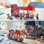 Jeu D'assemblage - Jeu De Construction - Jeu De Manipulation LEGO City 60407 Le bus rouge a deux étages. bus jouet. véhicule pour enfants des 7 ans