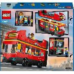 Jeu D'assemblage - Jeu De Construction - Jeu De Manipulation LEGO City 60407 Le bus rouge a deux étages. bus jouet. véhicule pour enfants des 7 ans