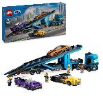 LEGO City 60408 Le camion de transport de voitures de sport. 4 véhicules pour enfants