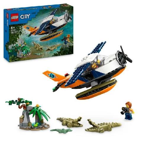 Jeu D'assemblage - Jeu De Construction - Jeu De Manipulation LEGO City 60425 L'hydravion de l'explorateur de la jungle. jouet enfant 6 ans